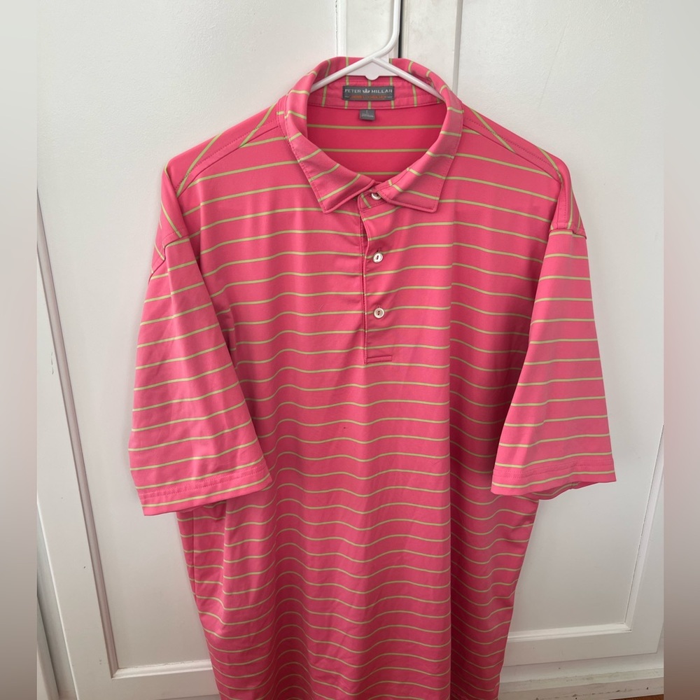 Peter Millar mens large summer comfort shirt